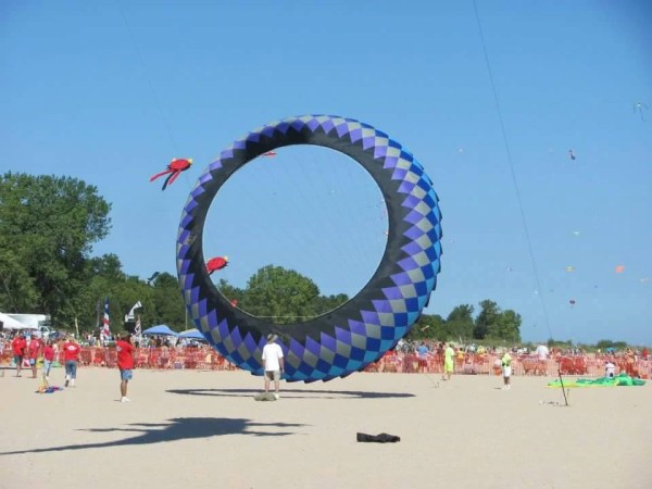 Kites Over Lake Michigan Two Rivers