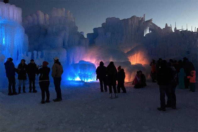 Breathtaking Ice Castles in Lake Geneva Return in 2023