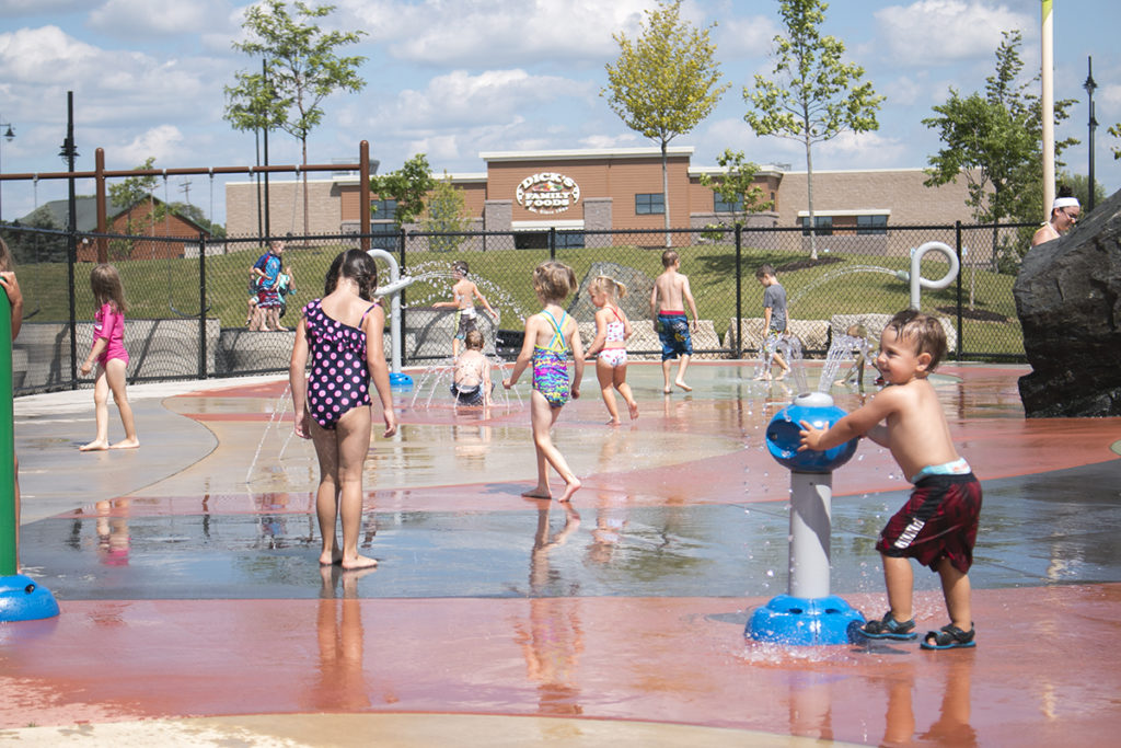 Sherwood Splash Pad Wanick Choute Park