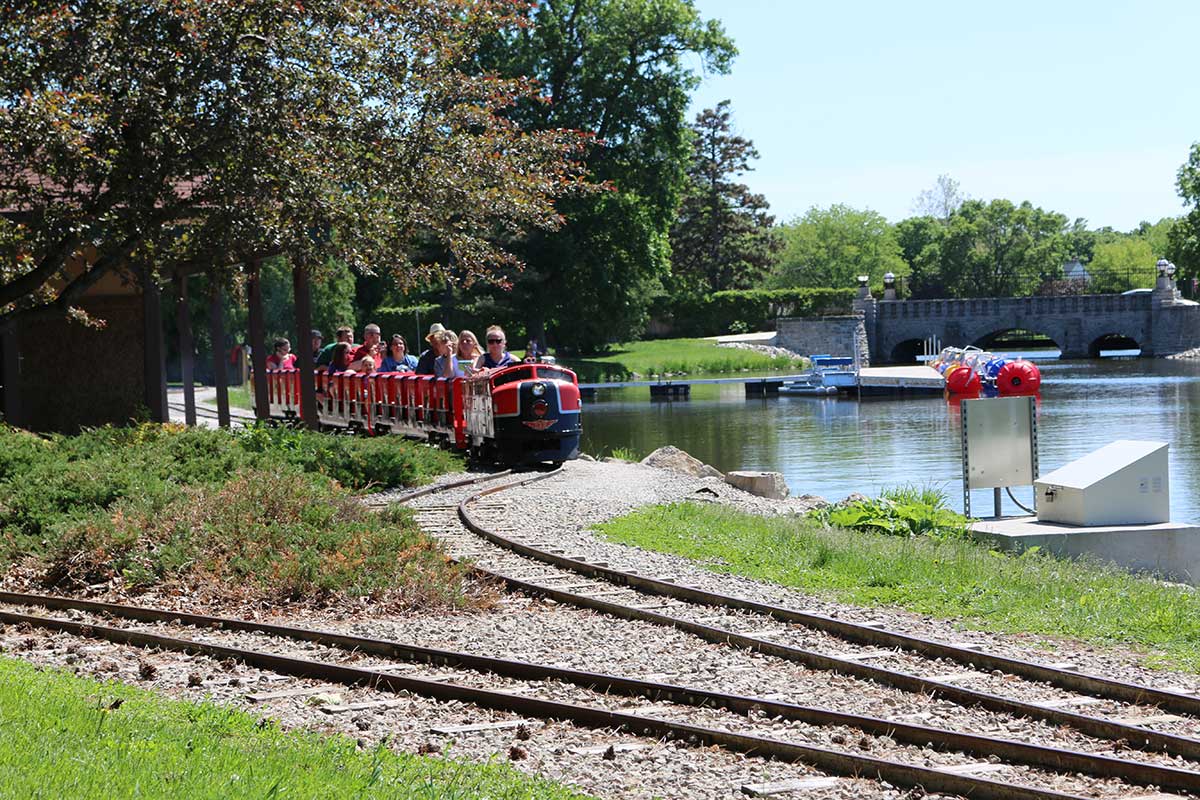 Train at Menominee Park in Oshkosh