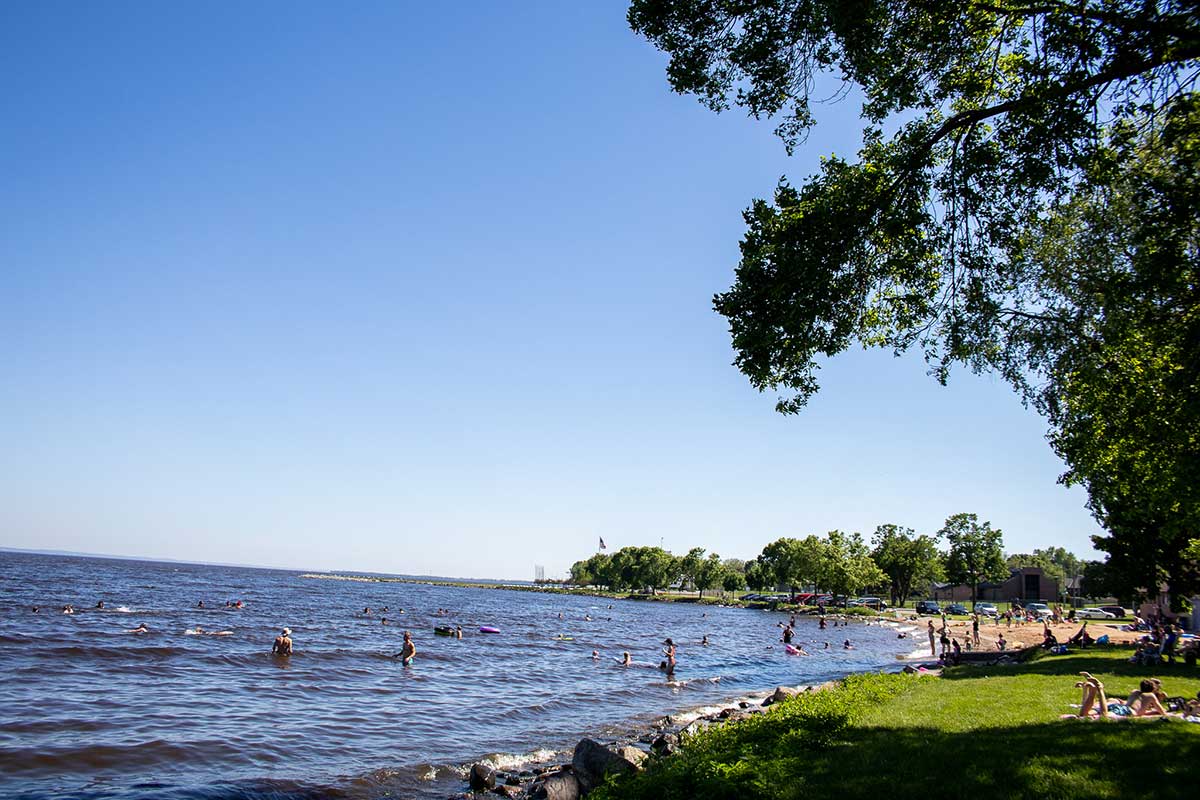 Menominee Park Beach in Oshkosh