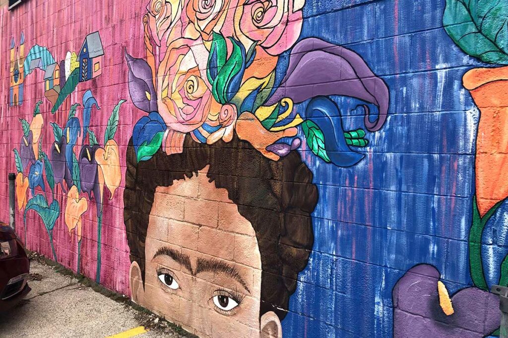 Frida Kahlo mural in Green Bay