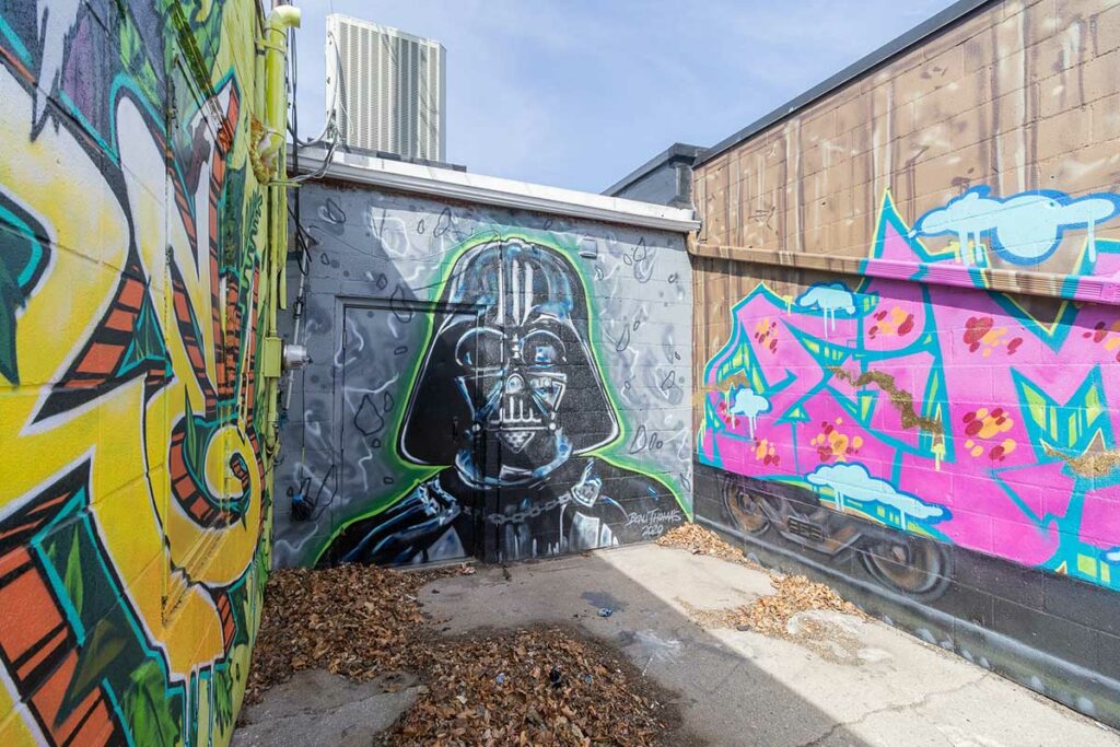 Star Wars Mural in Green Bay