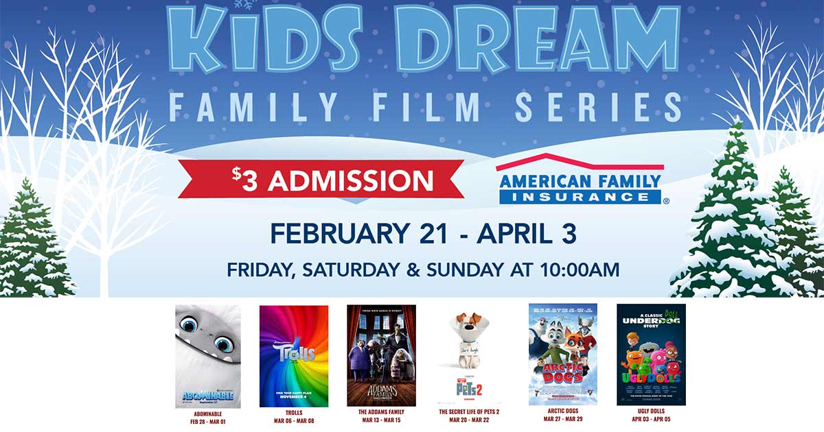 American Family Kids Dream Winter 2020 Free Movies