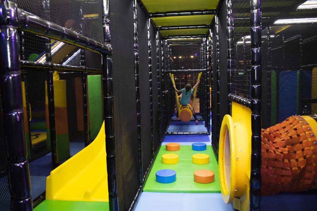 Indoor playground area at Urban Air Adventure Park Appleton