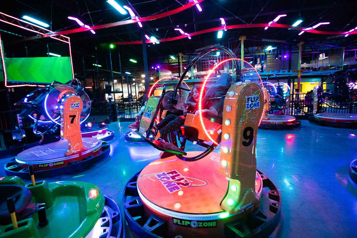 Spin Zone Bumper Cars at Urban Air Adventure Park Appleton