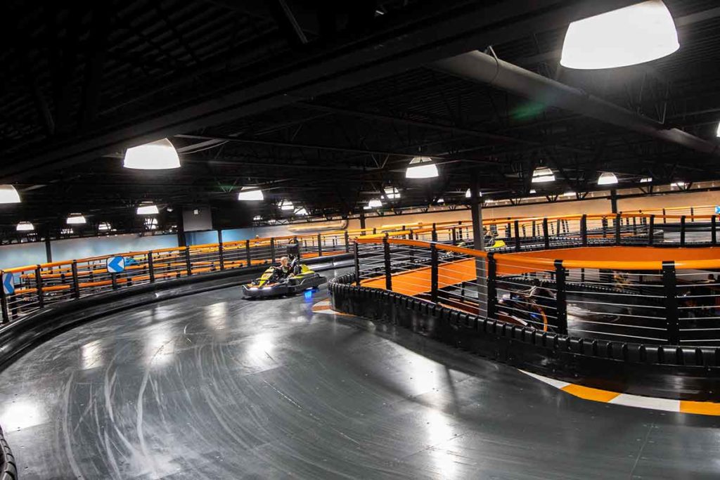 go kart track at Urban Air Adventure Park Appleton