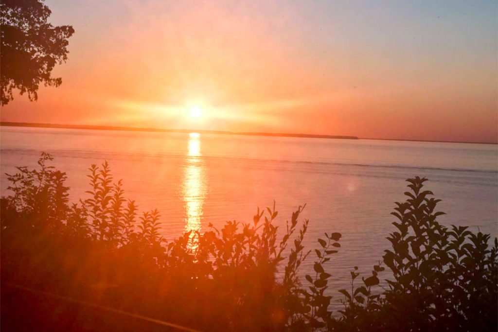 View from the window at Peninsula State Park