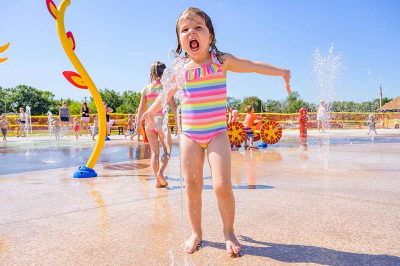 Neenah Splash Pad, Park & Playground at Washington Park