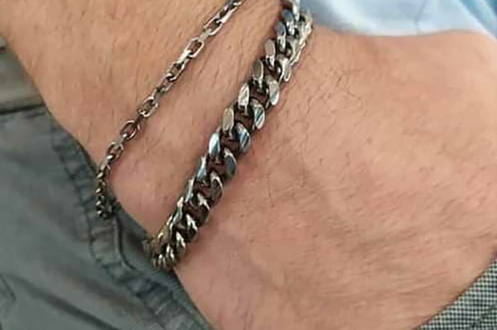 Men's chain bracelets from Avenue Jewelers 