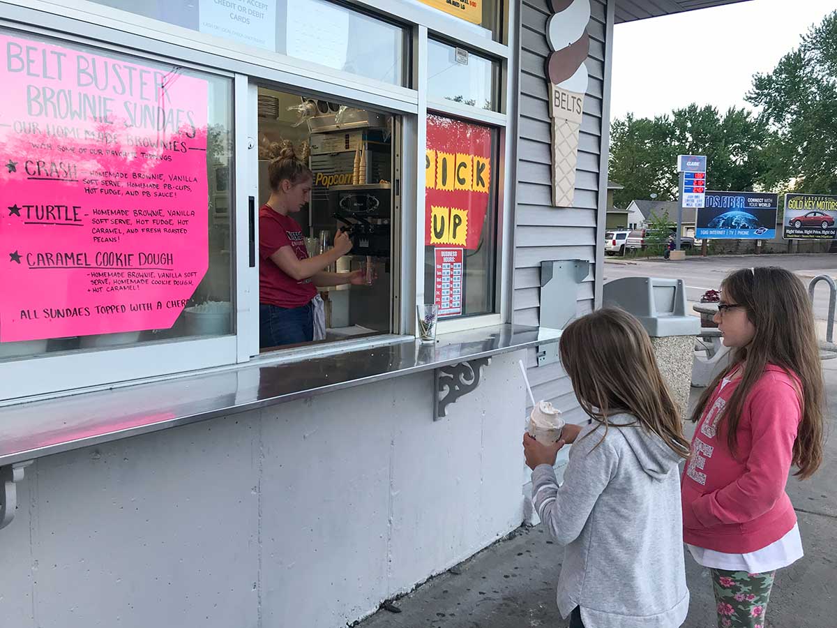 Belts Ice Cream Stevens Point