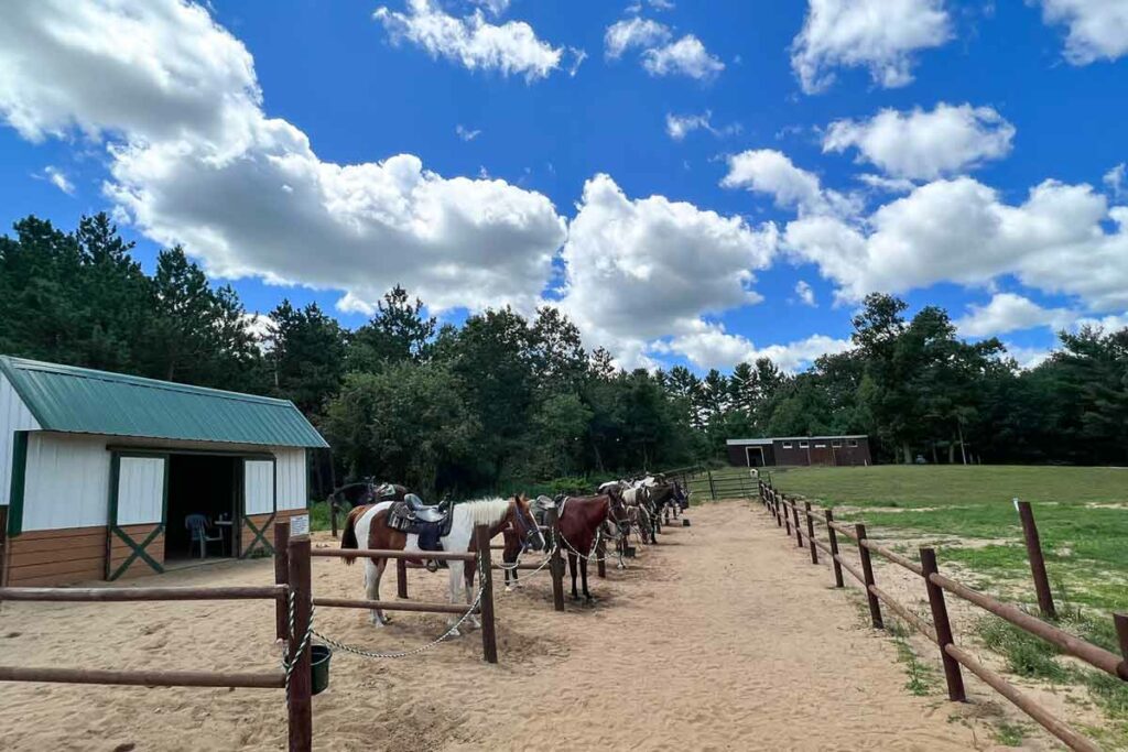 Horseback Riding at Wild Wild West Campground