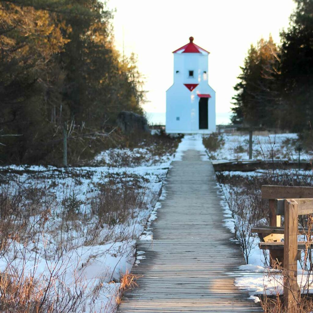 The Ridges Sanctuary, Baileys Harbor Winter in Door County