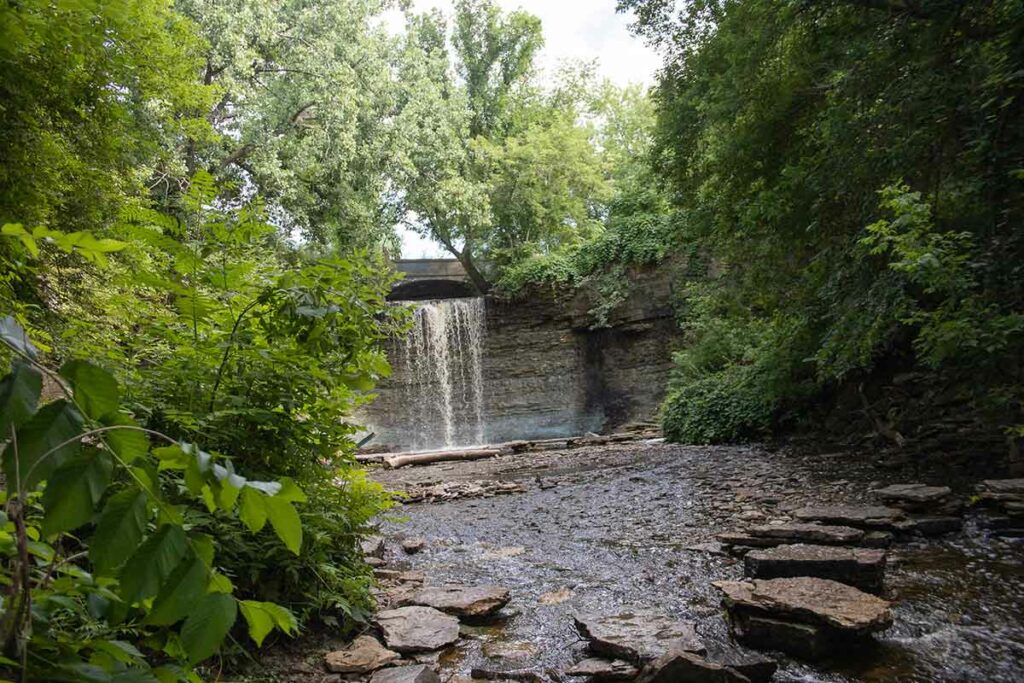 Wequiock Falls Waterfall, Green Bay