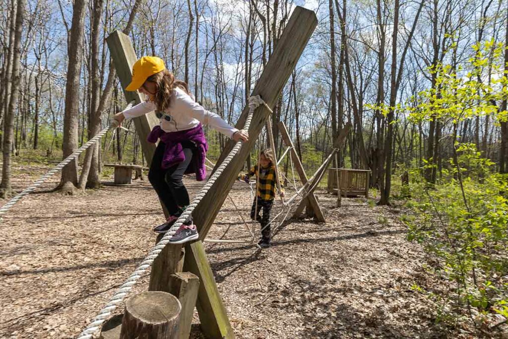 Fun Trail at Ledge View Nature Center in Chilton