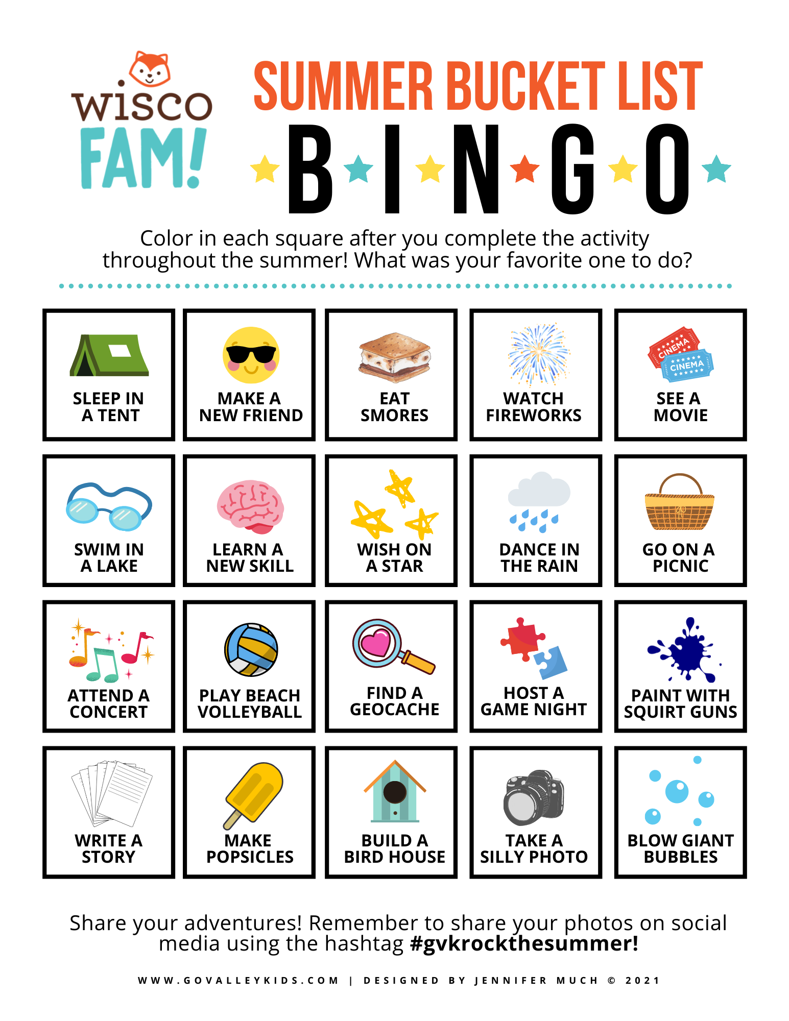 summer bingo game with free printables free printable summer bingo