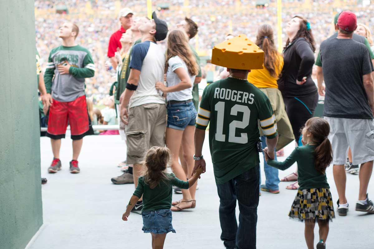 green bay packers family night