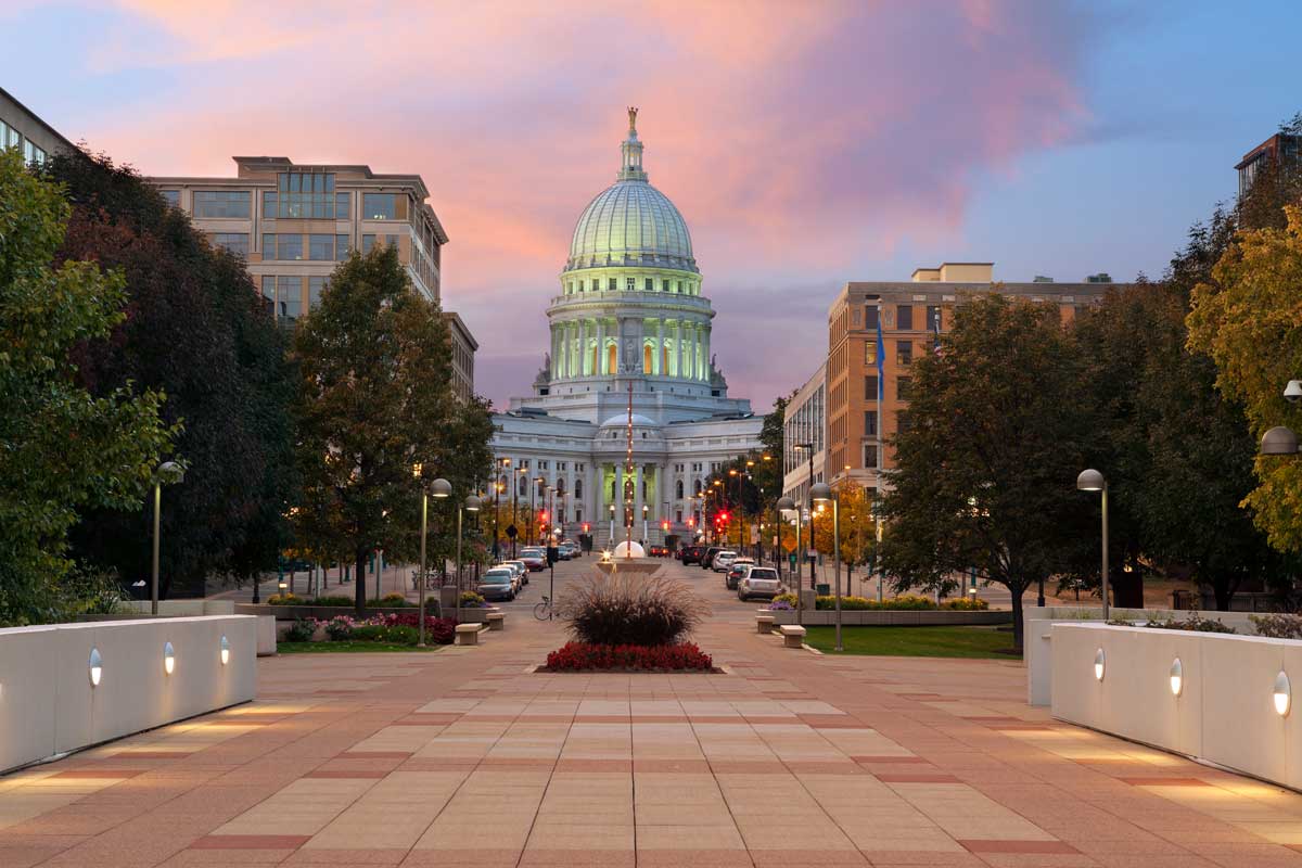 downtown madison capital building