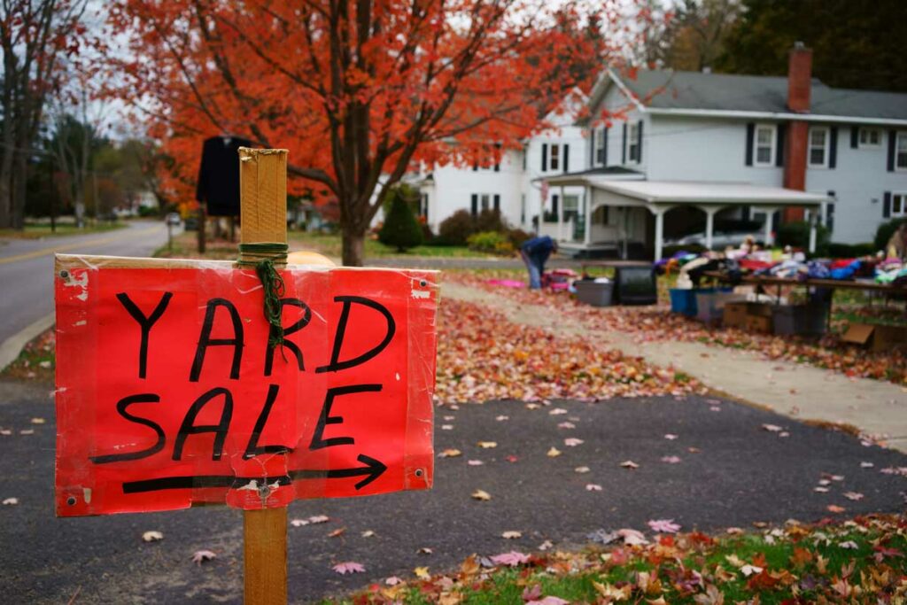 Fall Yard Sale Sign