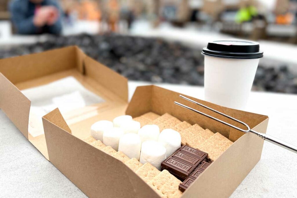 S'more kits at the plaza in Neenah