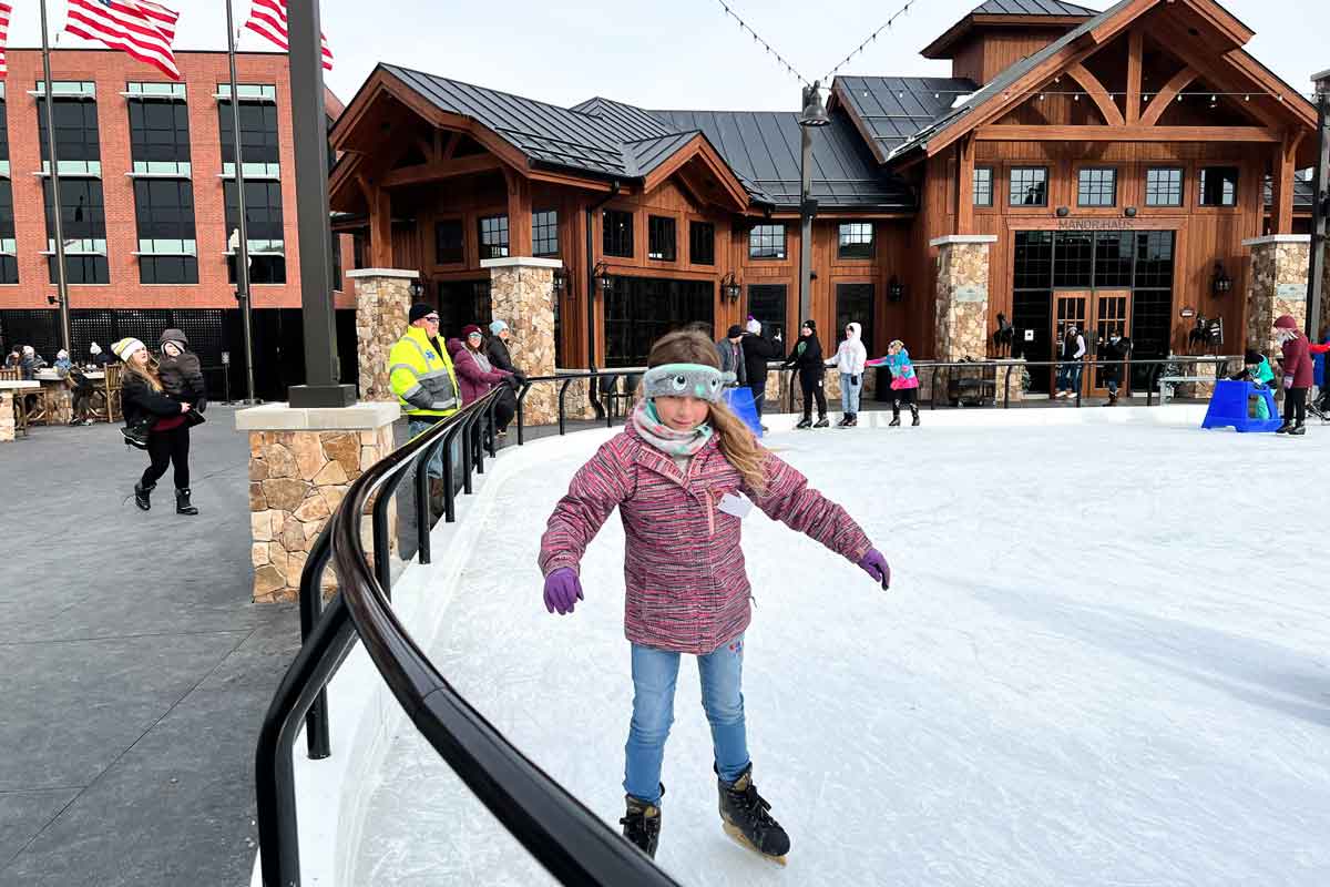 A Family Day of Ice Skating at The Plaza at Gateway Park in Neenah