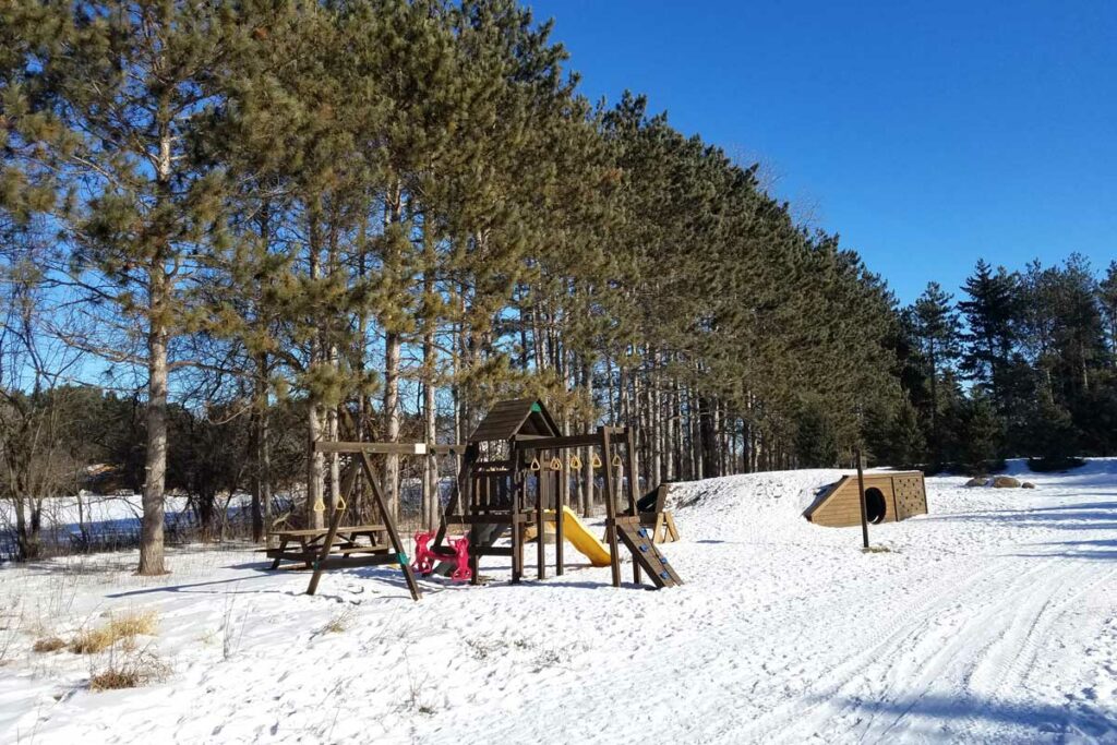 Playground at Bubolz Nature Center in Appleton
