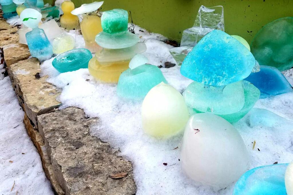 Ice Blocks at Madison Childrens MUseum