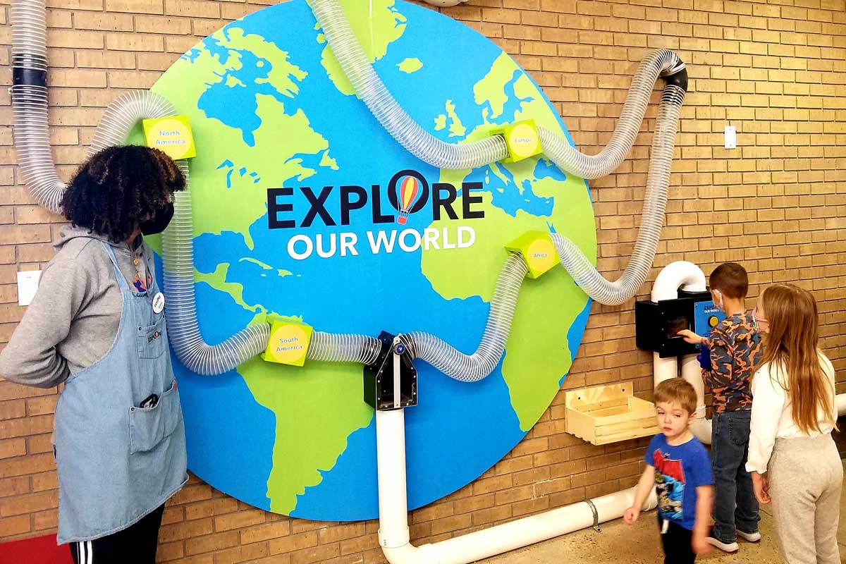 Globe at Sun Prairie Childrens Museum