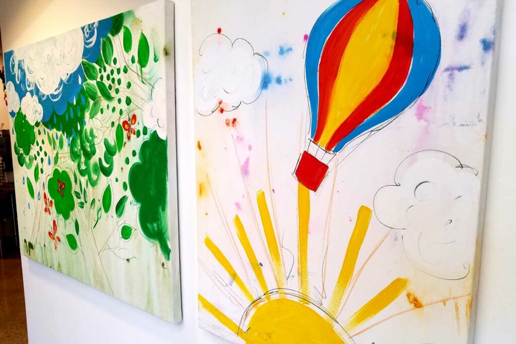 Art Canvases at Sun Prairie Childrens Museum