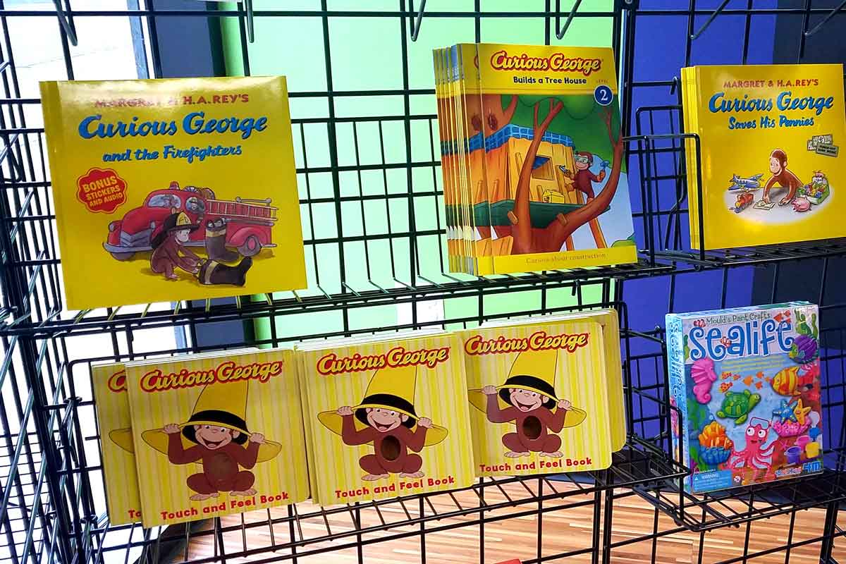 Curious George Gift Store at the Building for Kids