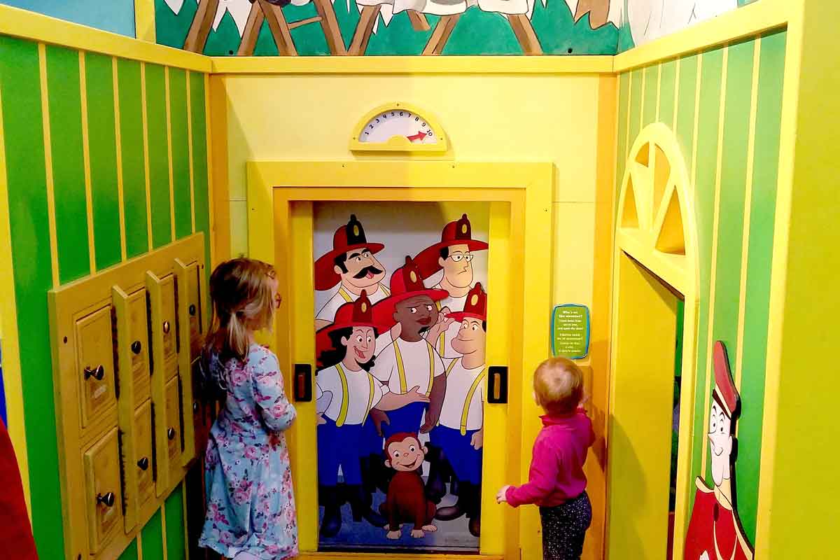 Curious George at the Building for Kids Children's Museum in Appleton