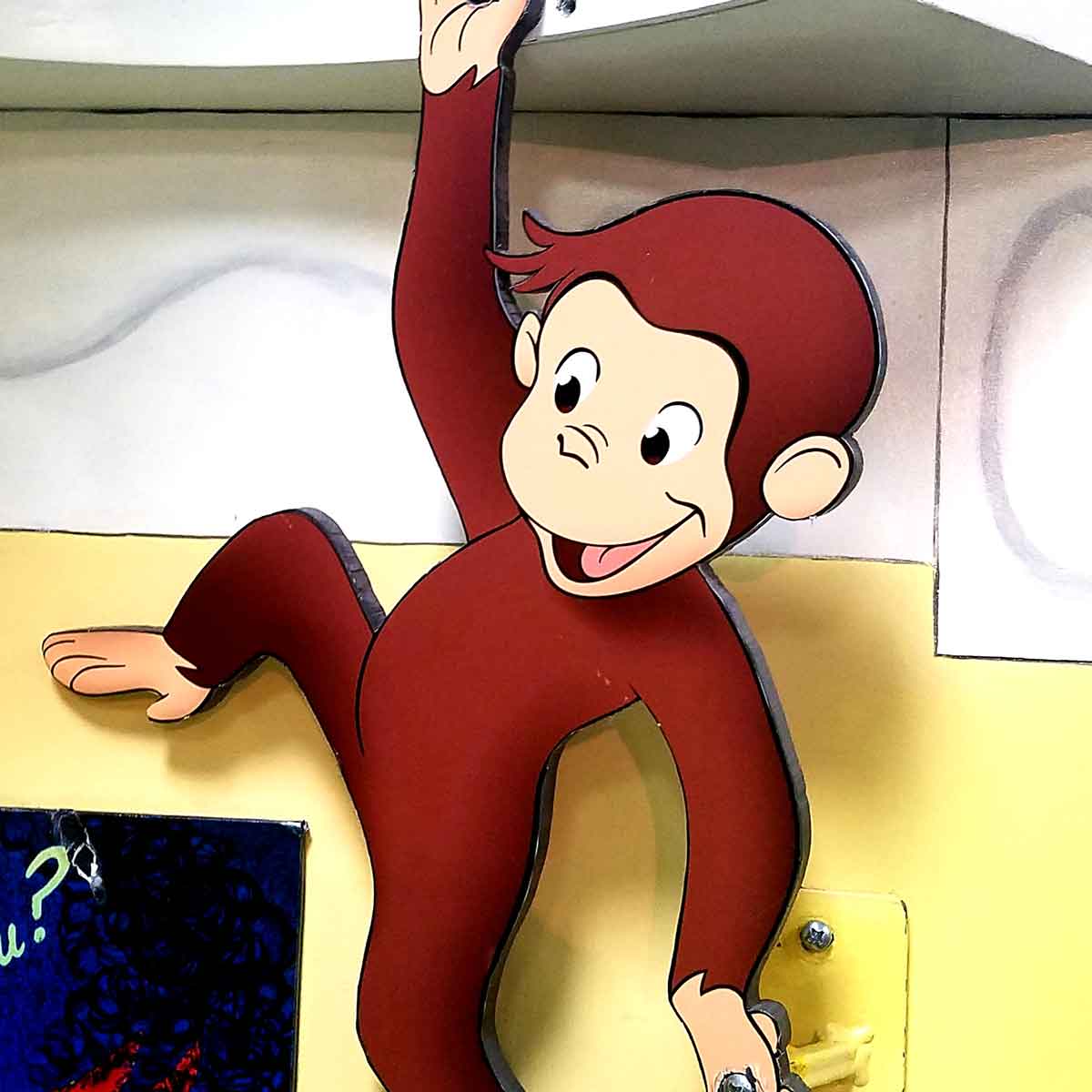 Curious George at the Building for Kids Children's Museum in Appleton