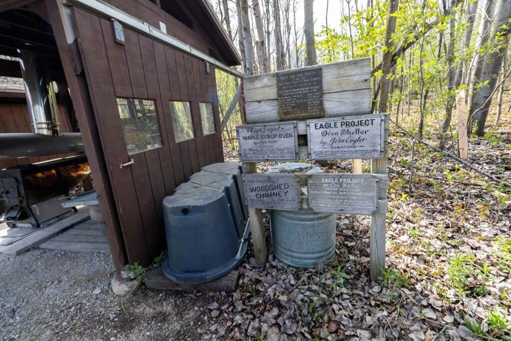 Maple Syrup at Ledgeview Nature Center in Chilton