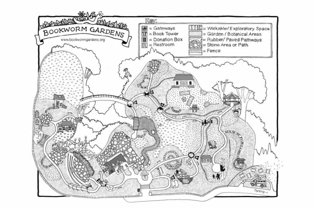 bookworm gardens map