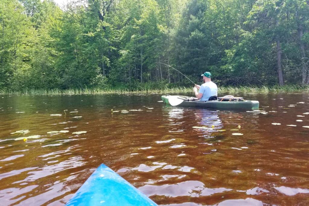 Kayaking at Governor Earl Peshtigo State Forest