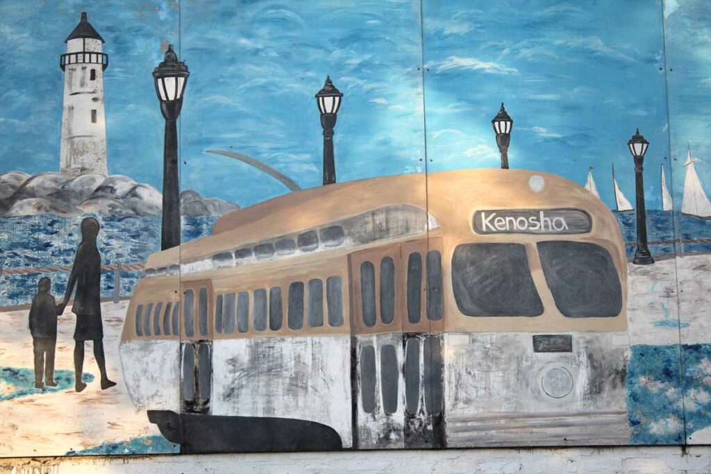 Kenosha Streetcar Mural