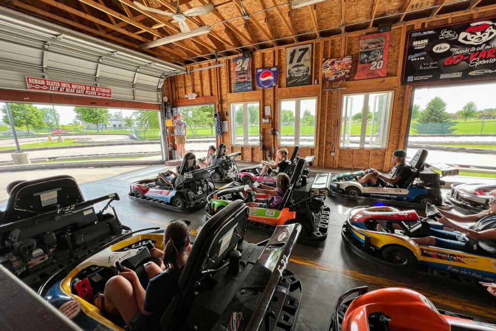 Go Karts at Badger Sports Park in Appleton