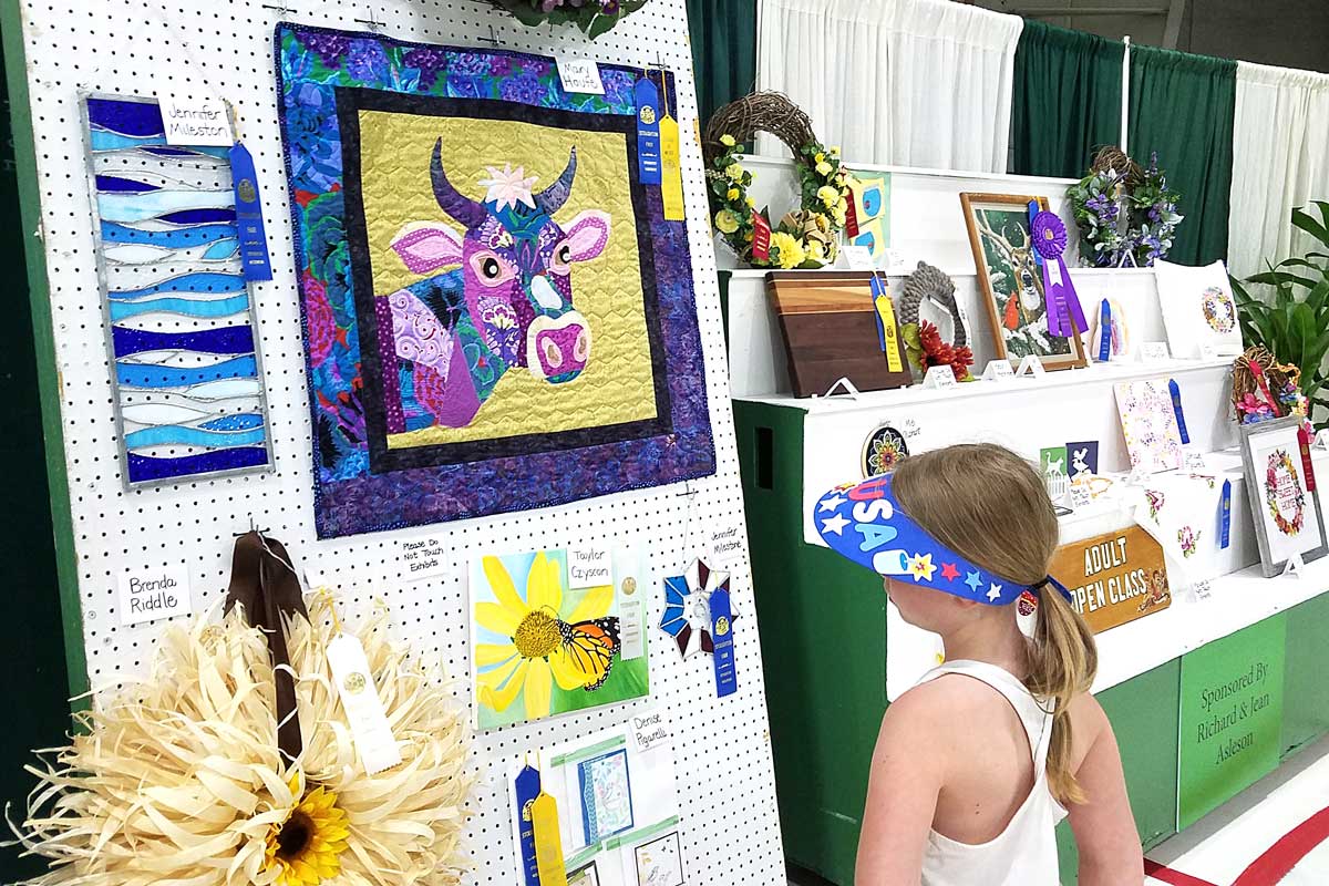 Artwork Display at Stoughton County Fair