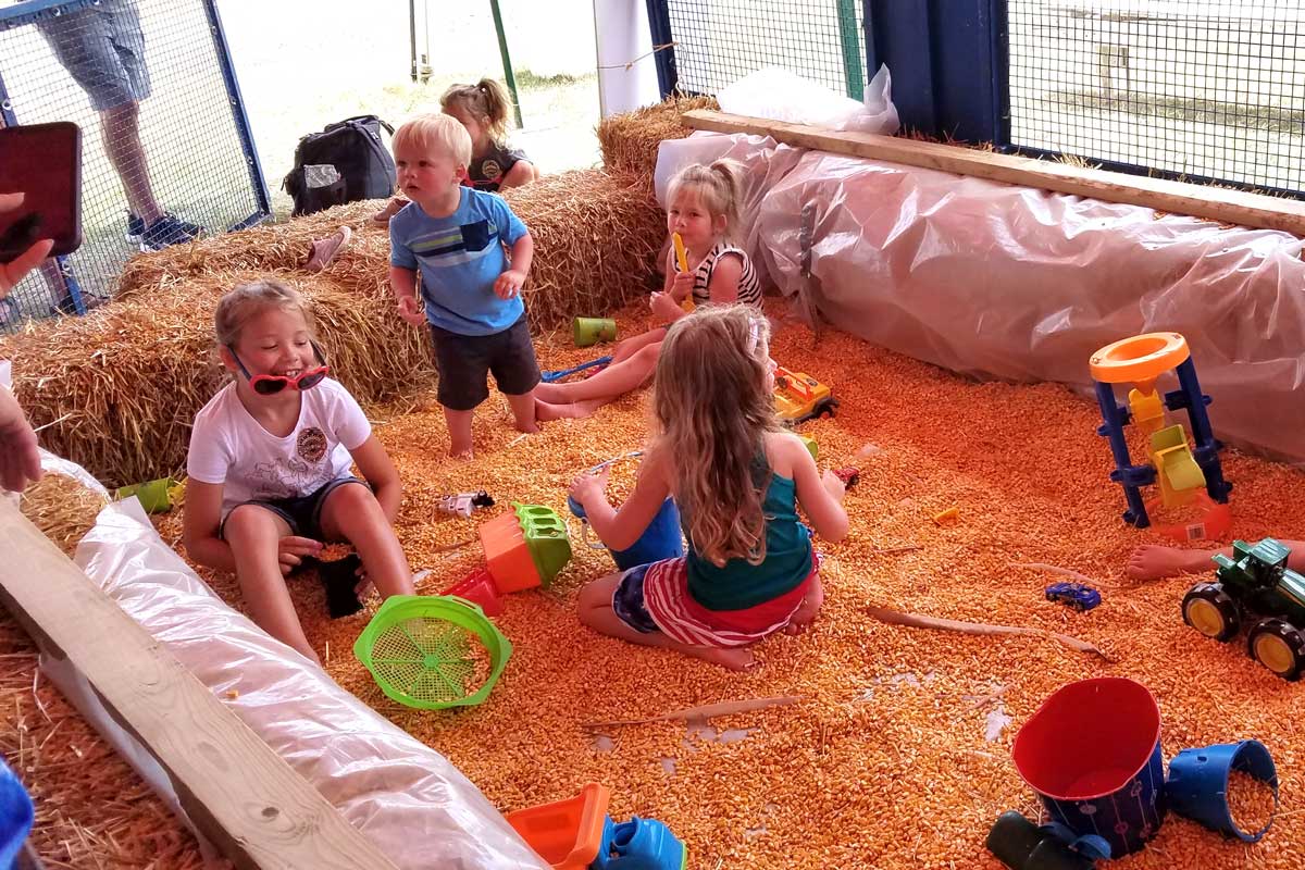 Corn Play Area at Stoughton County Fair