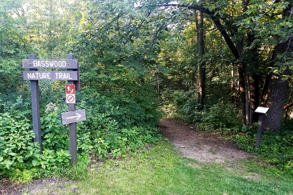 Basswood Nature Trail at New Glarus Woods State Park