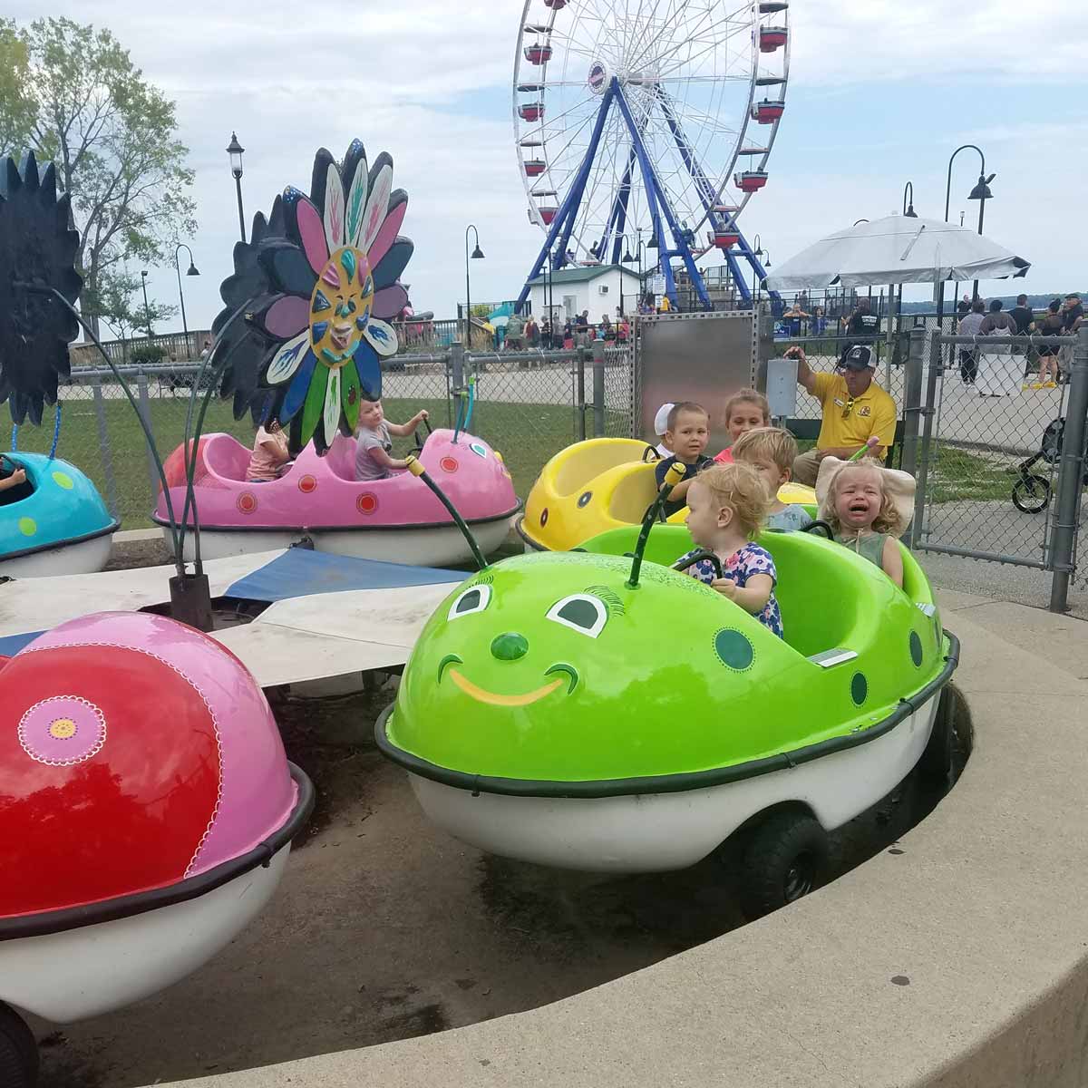 Lady Bugs Ride at Bay Beach in Green Bay
