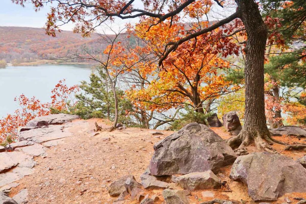 Devil's Lake State Park in Fall