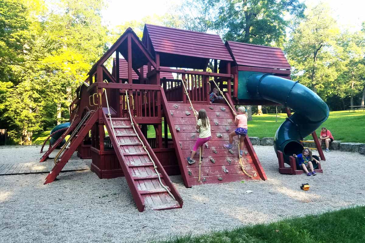 Playground at New Glarus Woods State Park