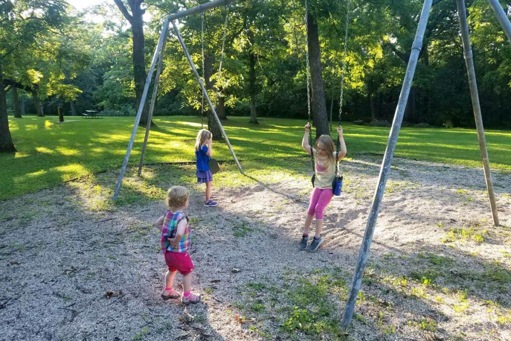 Playground at New Glarus Woods State Park