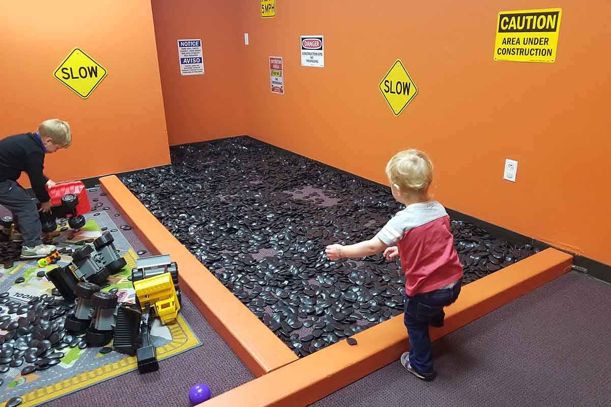 Construction Zone at Building for Kids Children's Museum in Appleton