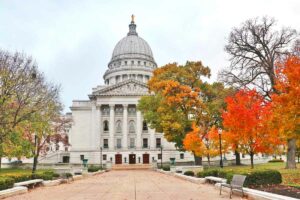 Madison Wisconsin Capital in Fall
