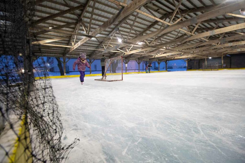 Greenville Community Park ice skating