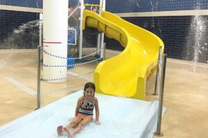 Downtown Appleton YMCA Splash Pad and Slide