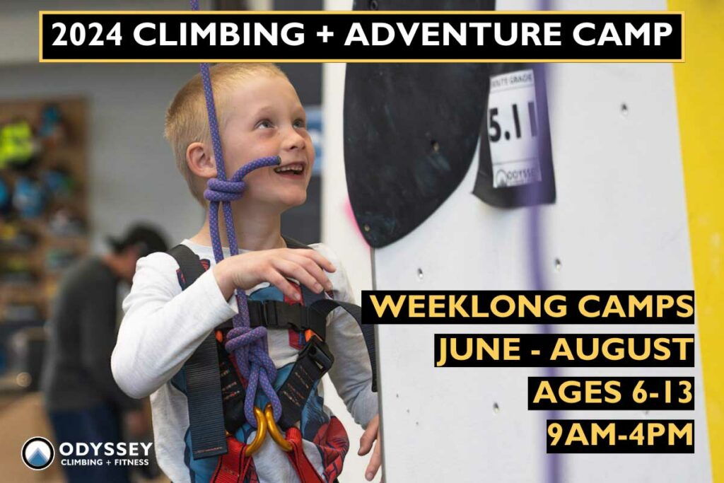 2024 Summer Camps at Odyssey Climbing + Fitness in Green Bay