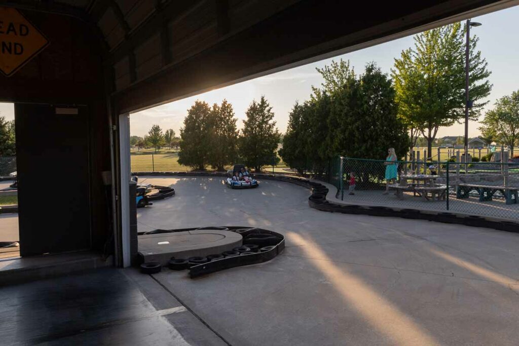 Outdoor Go Karts at Badger Sports Park in Appleton